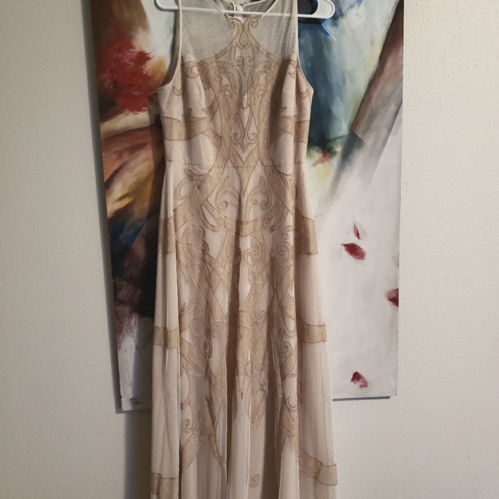 BCBG Chiffon evening gown